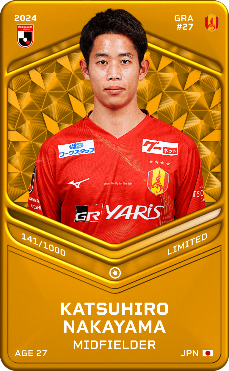 Katsuhiro Nakayama 2024-25 • Limited 141/1000