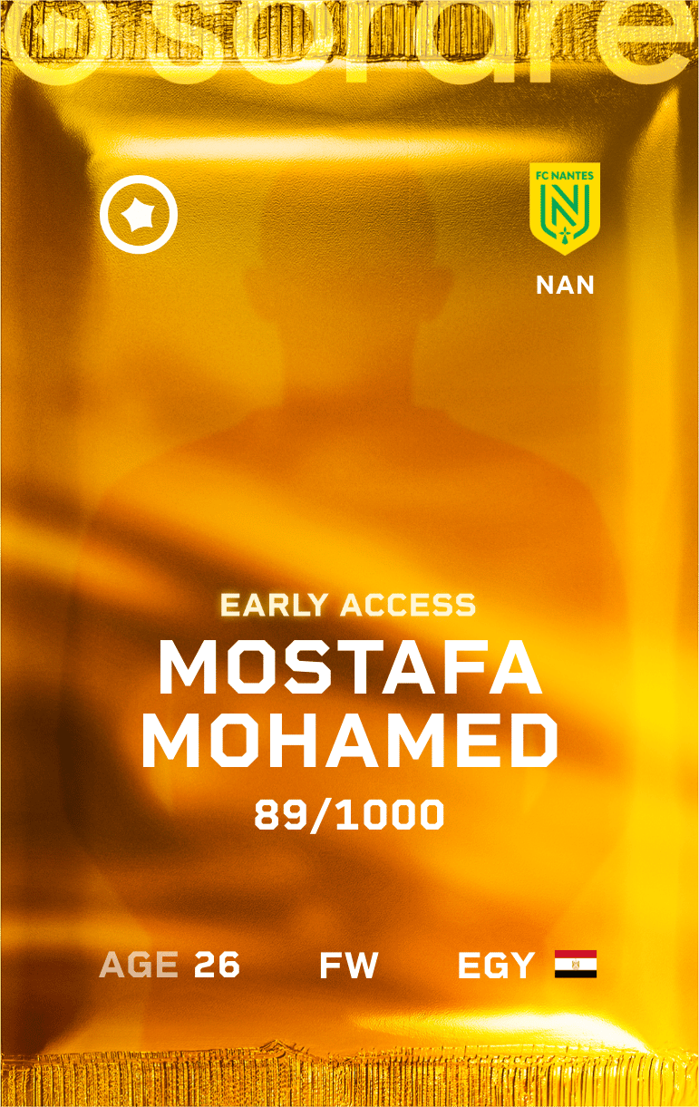 Mostafa Mohamed 2024-25 • Limited 89/1000