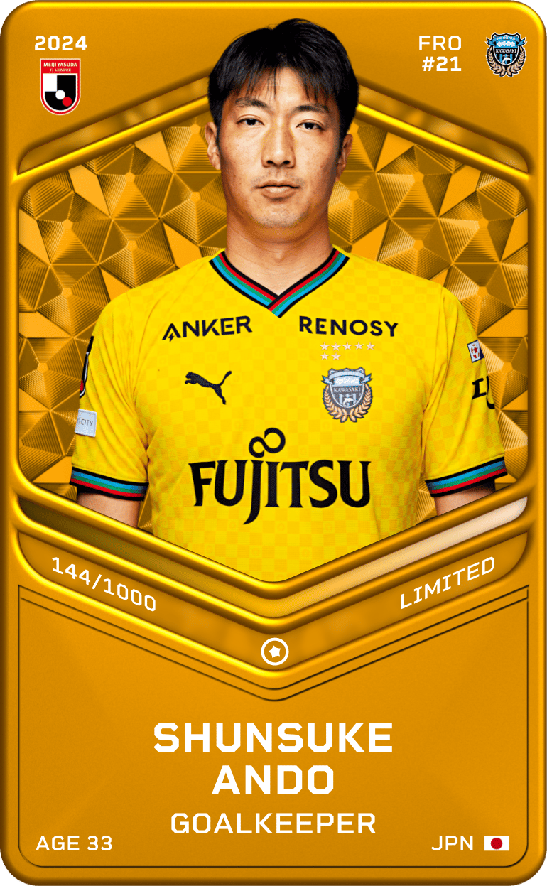 Shunsuke Ando 2024-25 • Limited 144/1000