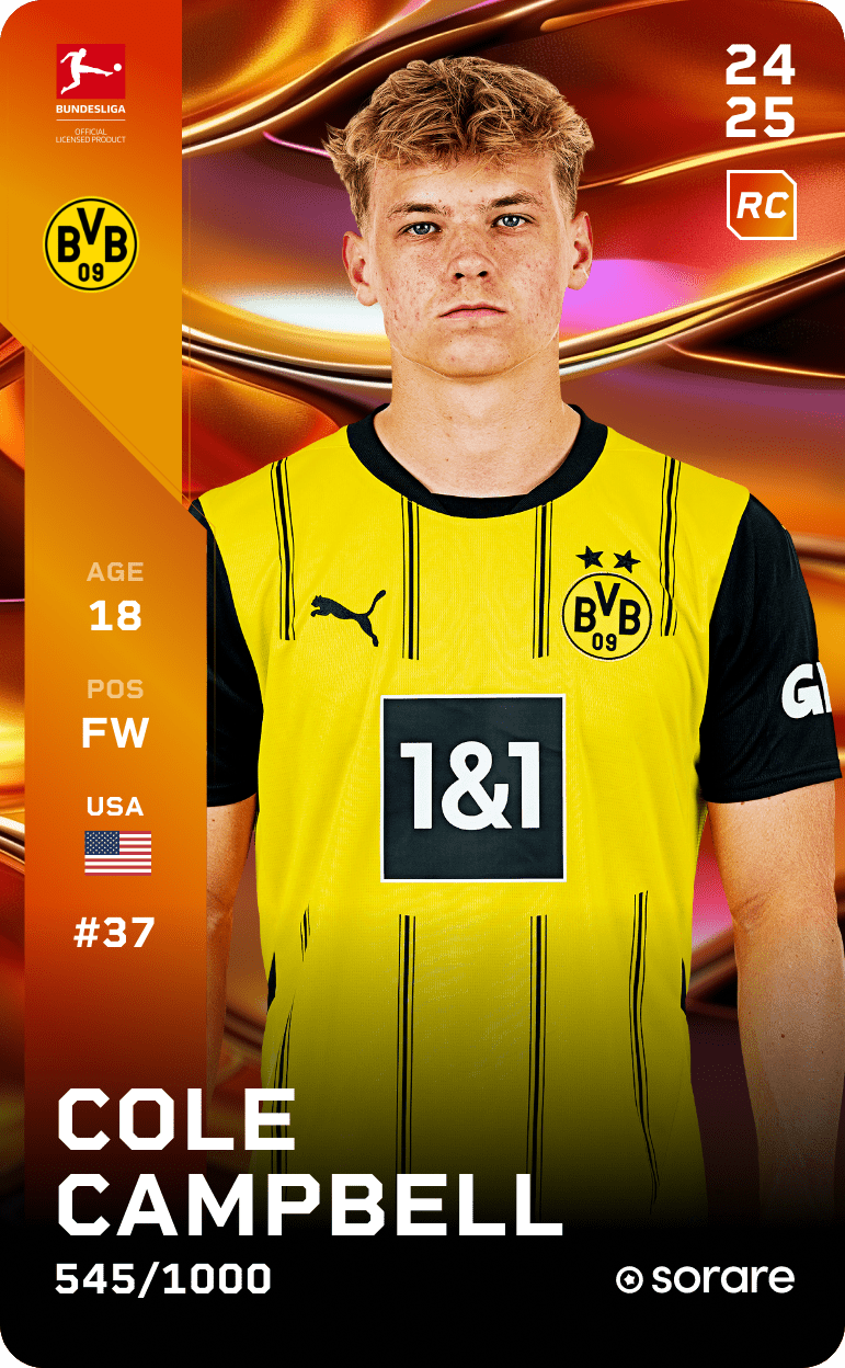 Cole Campbell 2024-25 • Limited 545/1000