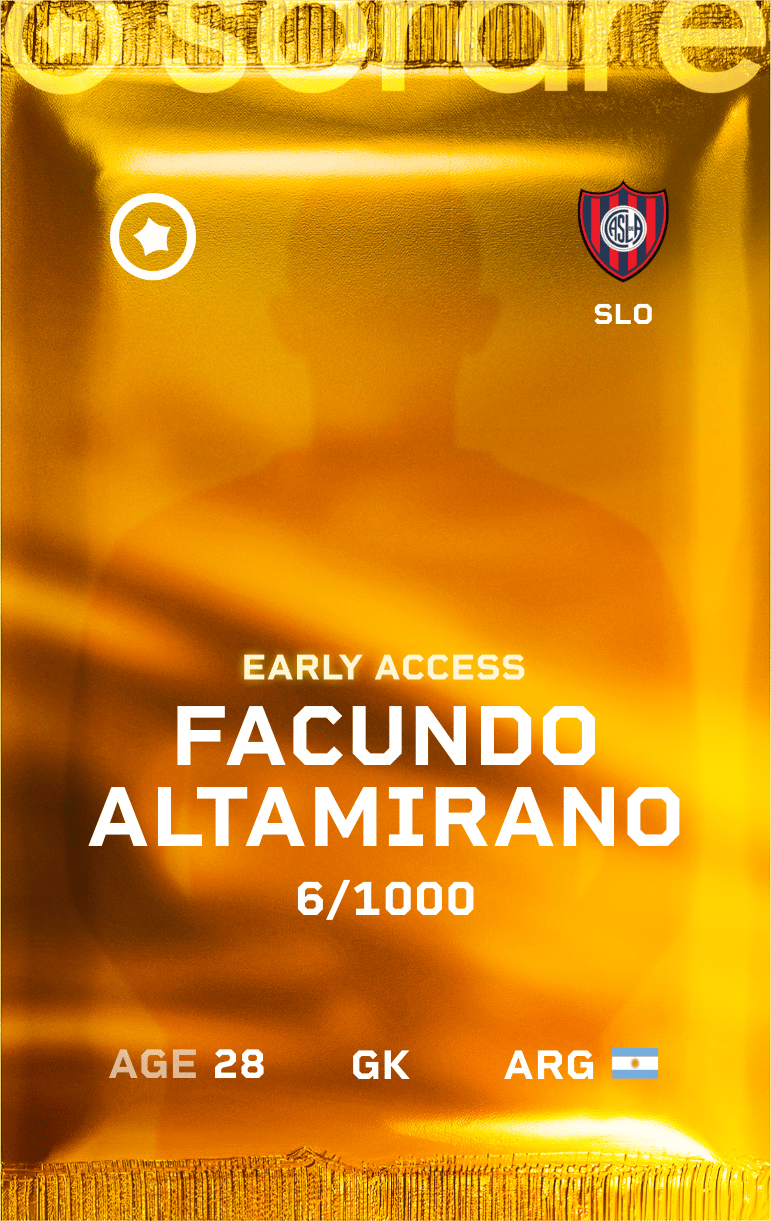 Facundo Altamirano 2025-26 • Limited 6/1000