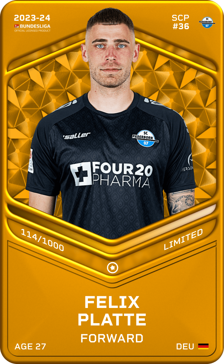 Felix Platte 2023-24 • Limited 114/1000