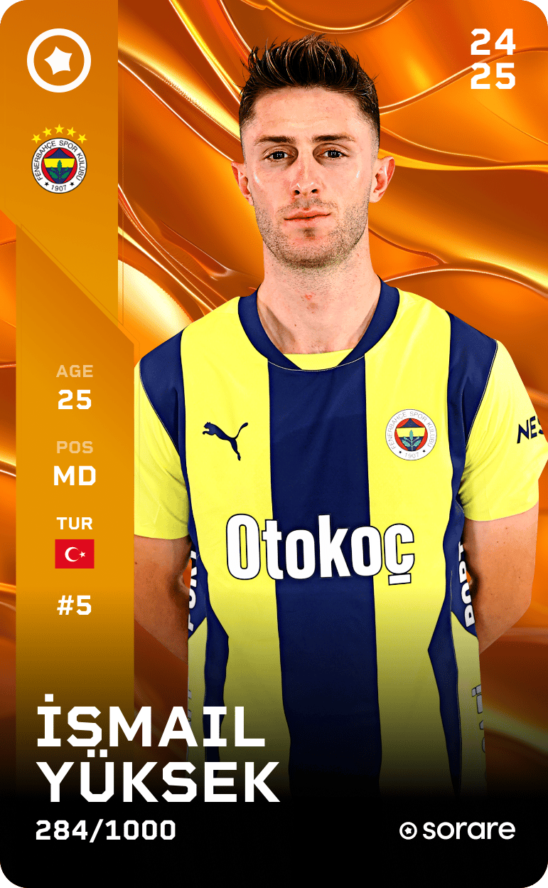 İsmail Yüksek 2024-25 • Limited 284/1000