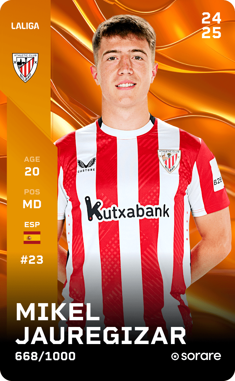 Mikel Jauregizar 2024-25 • Limited 668/1000