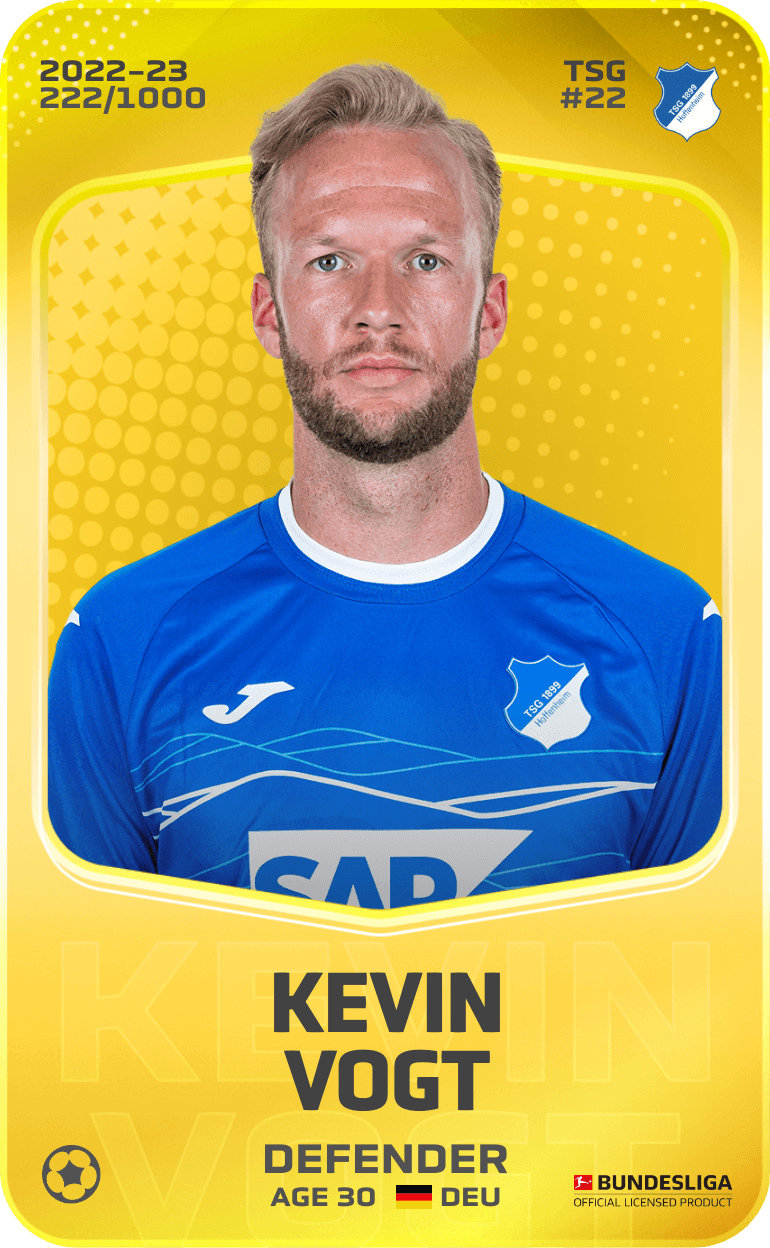 Kevin Vogt 2022-23 • Limited 222/1000