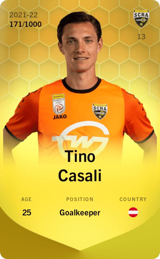 Tino Casali 2021-22 • Limited 171/1000
