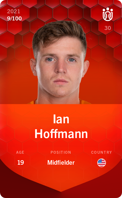 Sorare - Sorare Official - Ian Hoffmann 2021-22 • Rare 9/100 - NFT # 56009705436202244504957240722939775617069957669030633703867923519903157060856