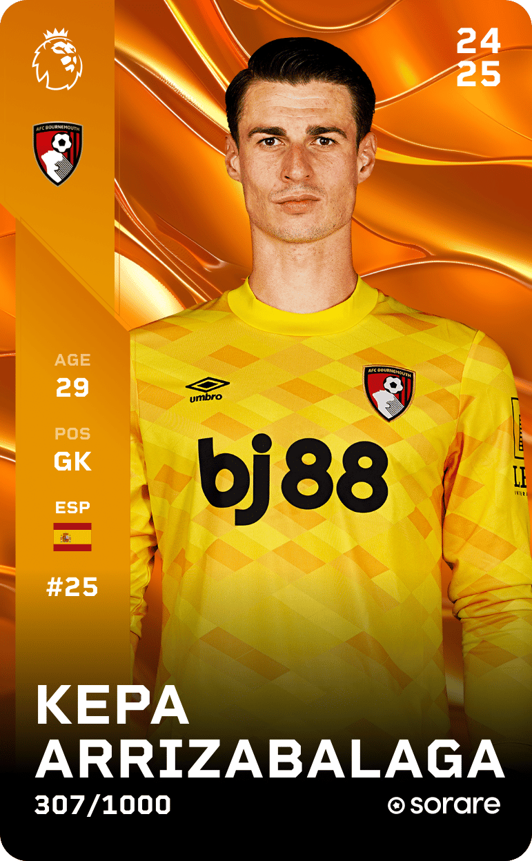 Kepa Arrizabalaga 2024-25 • Limited 307/1000