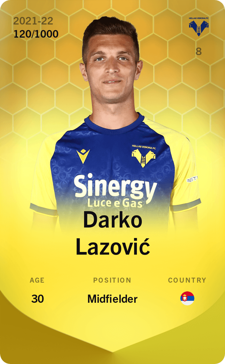 Darko Lazović 2021-22 • Limited 120/1000