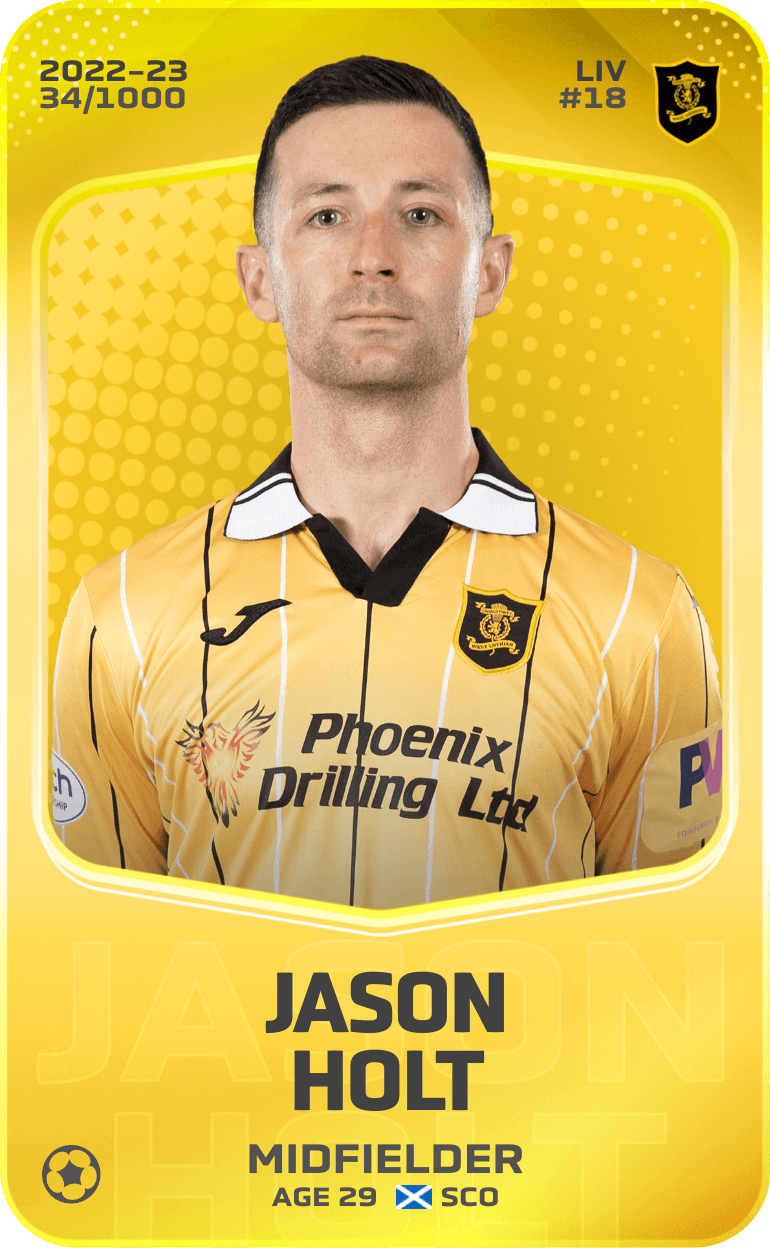 Jason Holt 2022-23 • Limited 34/1000