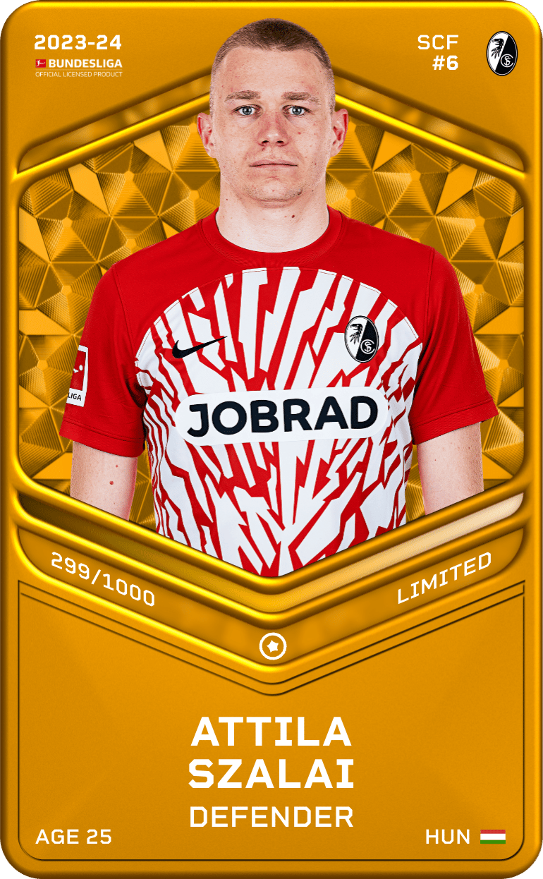 Attila Szalai 2023-24 • Limited 299/1000