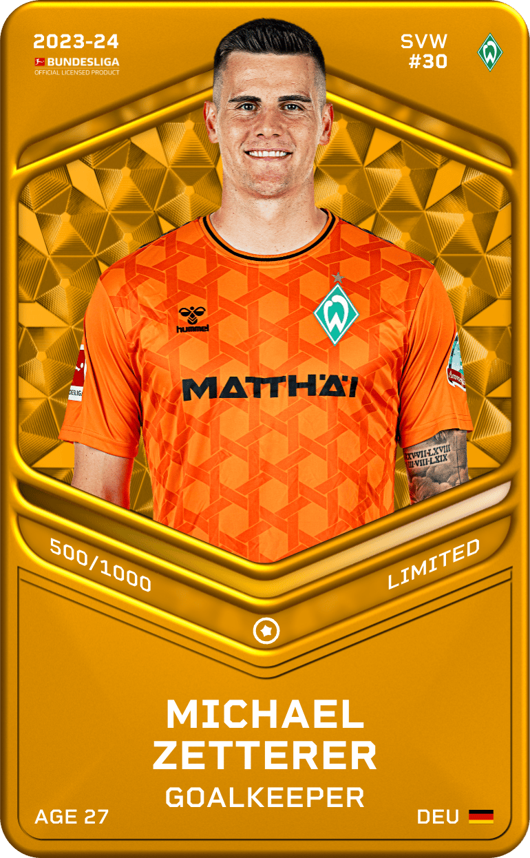 Michael Zetterer 2023-24 • Limited 500/1000
