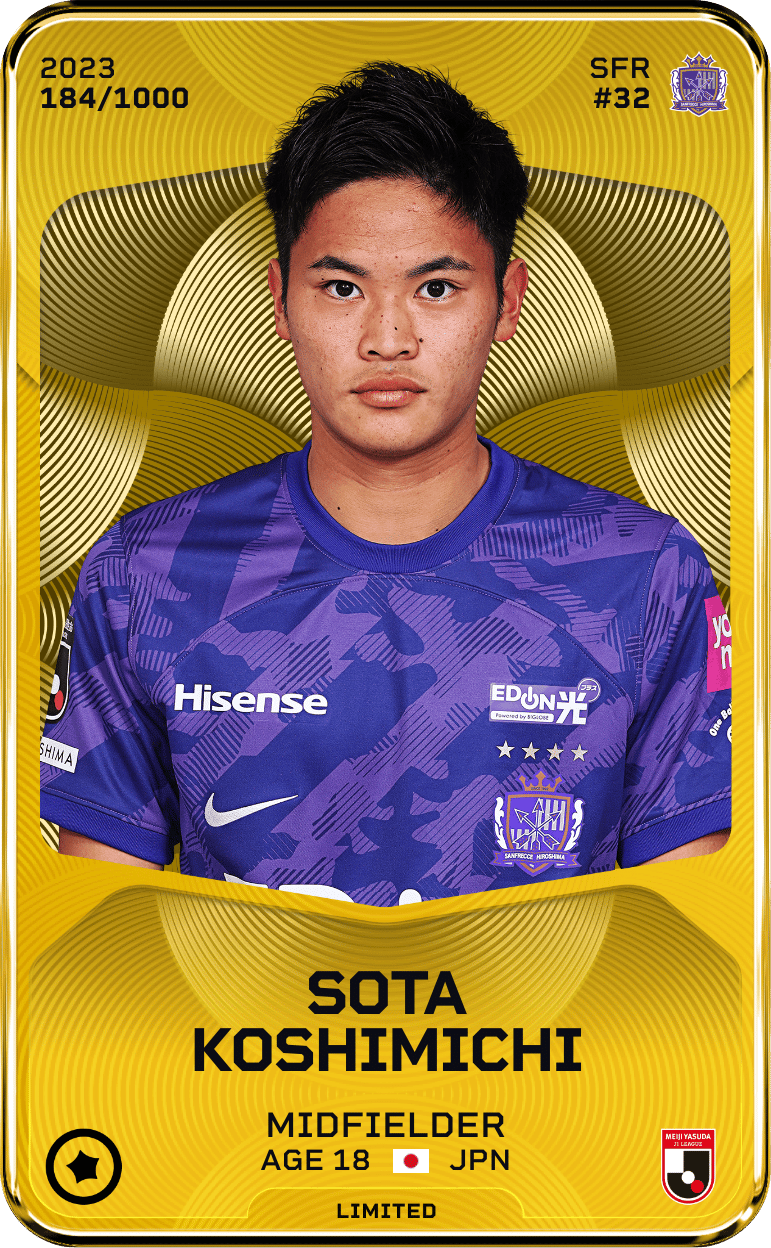 Sota Koshimichi 2023-24 • Limited 184/1000