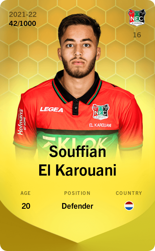 Souffian El Karouani 2021-22 • Limited 42/1000