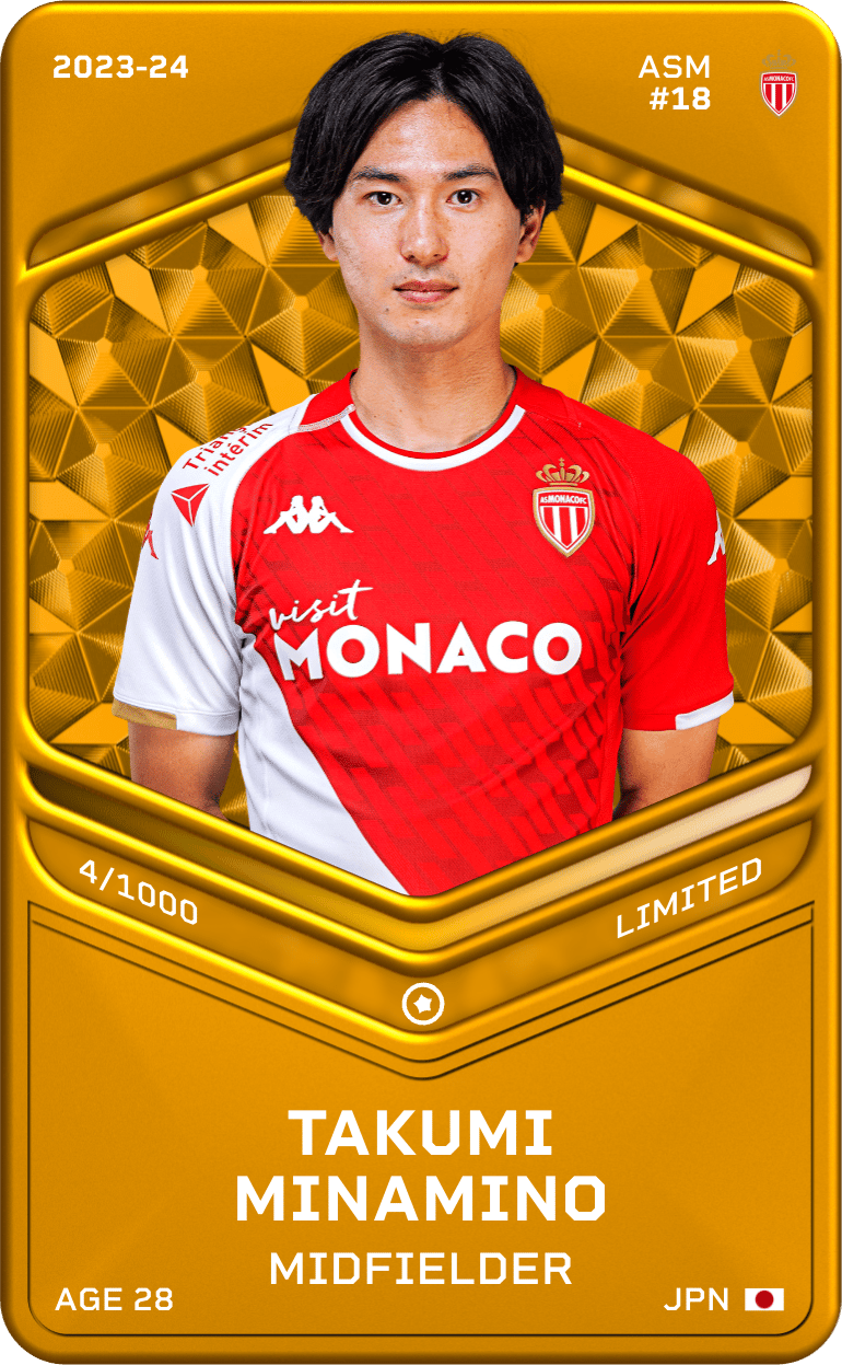 Takumi Minamino 2023-24 • Limited 4/1000