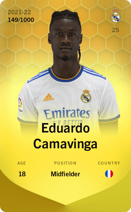Eduardo Camavinga 2021-22 • Limited 149/1000