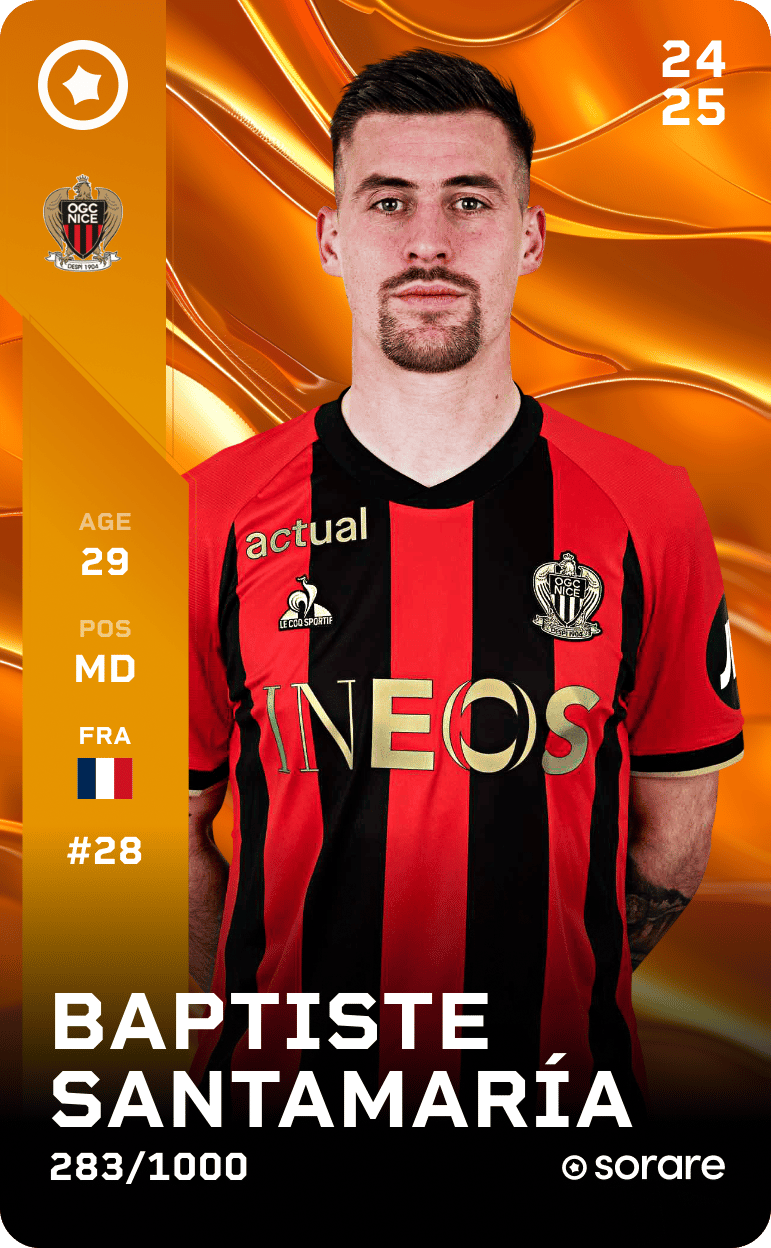 Baptiste Santamaría 2024-25 • Limited 283/1000