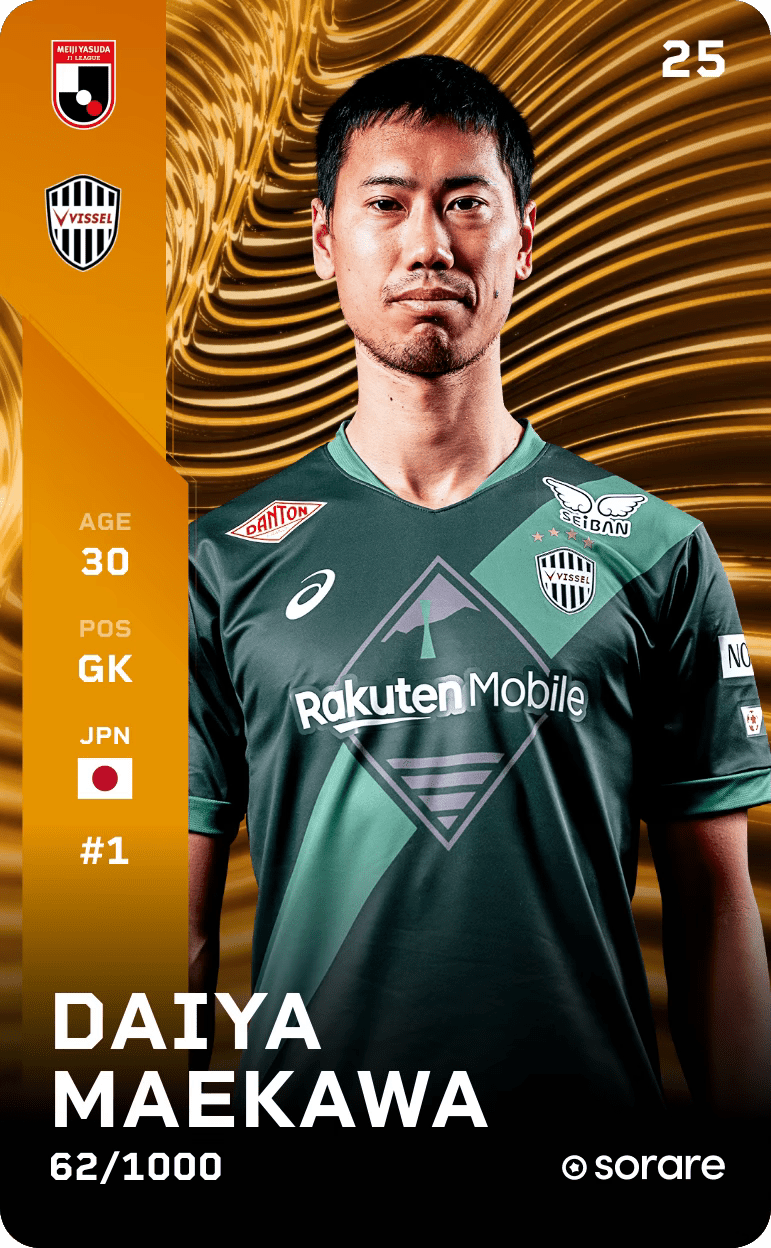 Daiya Maekawa 2025-26 • Limited 62/1000
