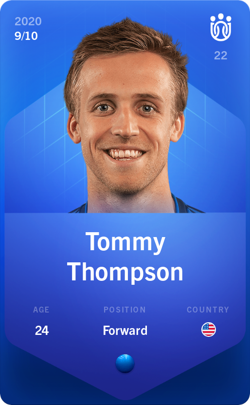 Sorare - Sorare Official - Tommy Thompson 2020-21 • Super Rare 9/10 - NFT # 27566651588260828326955120596569349935084496998744776918598949322840488986493