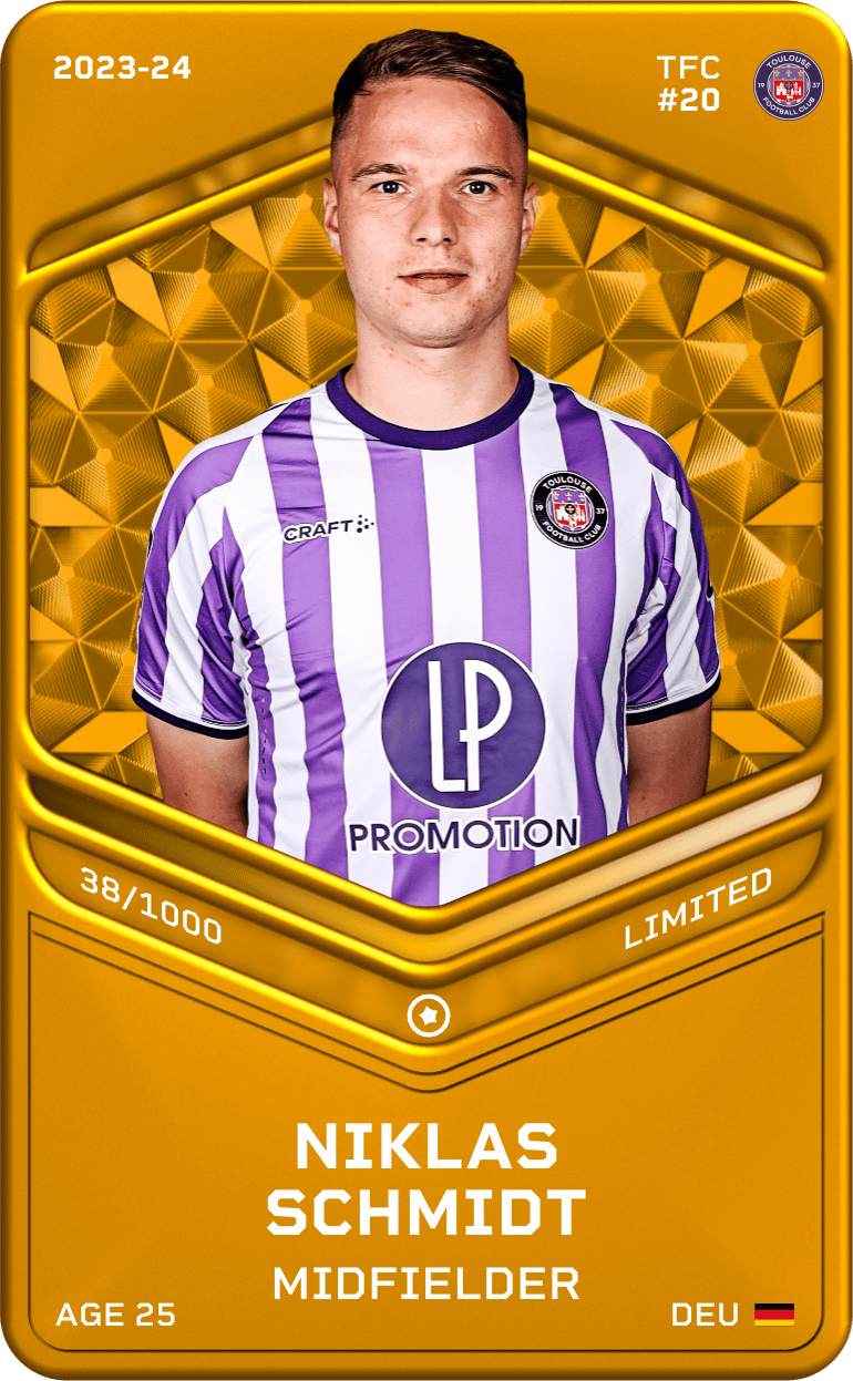 Niklas Schmidt 2023-24 • Limited 38/1000