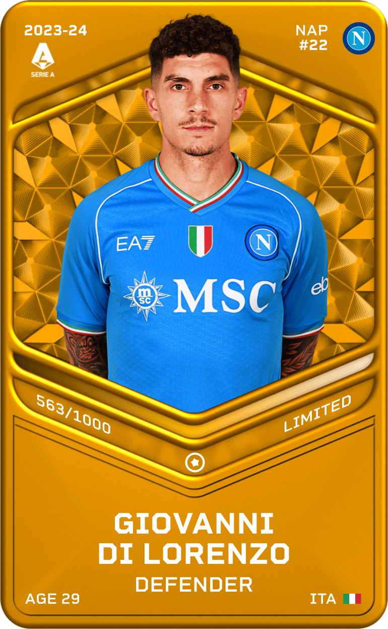 Giovanni Di Lorenzo 2023-24 • Limited 563/1000