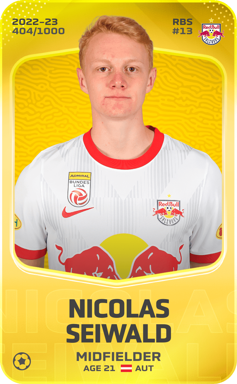 Nicolas Seiwald 2022-23 • Limited 404/1000