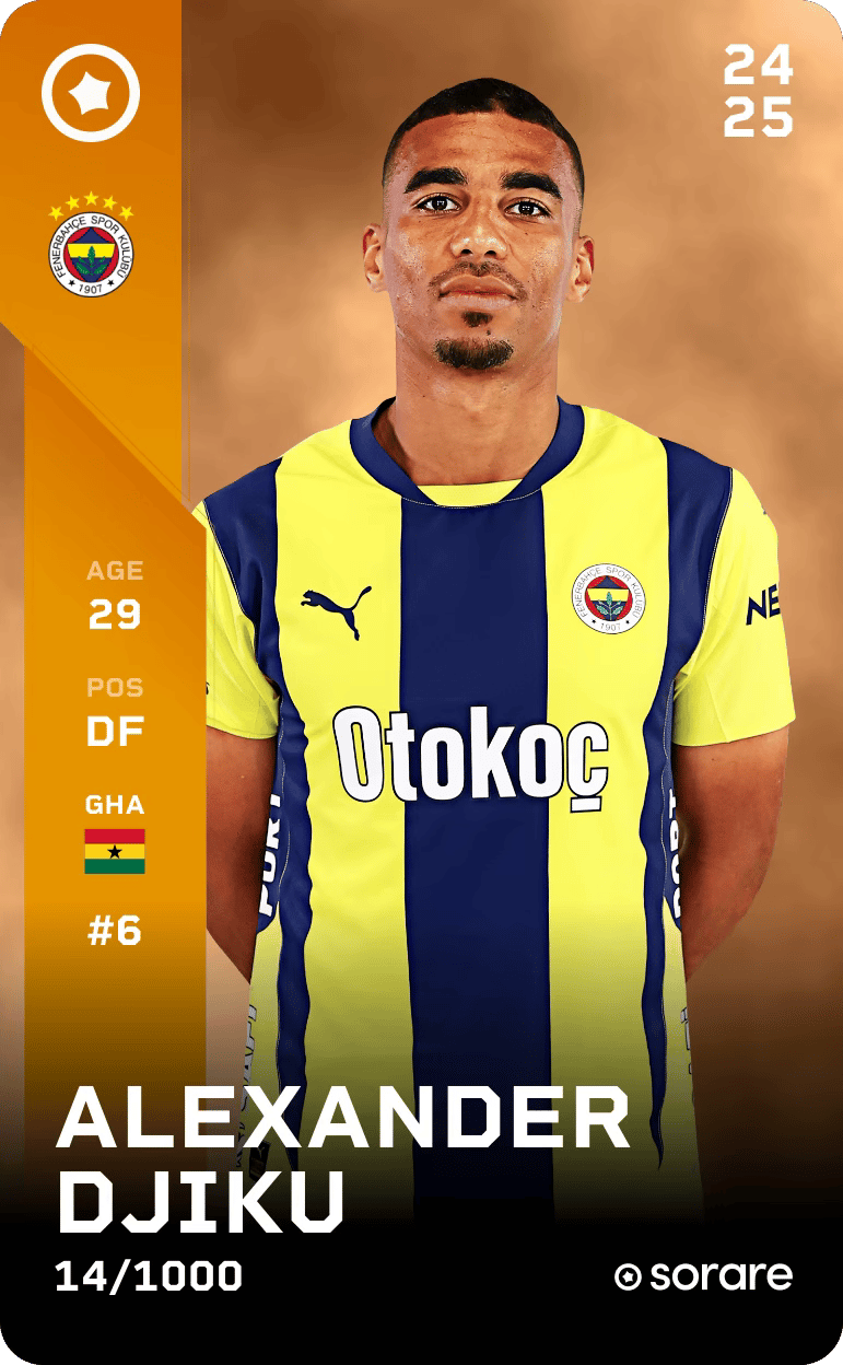 Alexander Djiku 2024-25 • Limited 14/1000