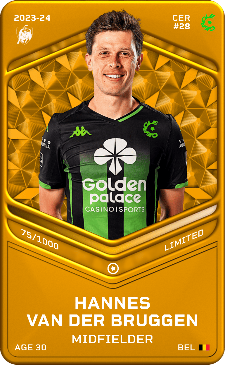 Hannes Van der Bruggen 2023-24 • Limited 75/1000
