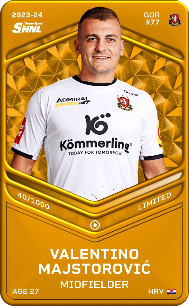 Valentino Majstorović 2023-24 • Limited 40/1000