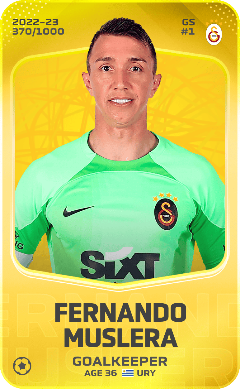 Fernando Muslera 2022-23 • Limited 370/1000