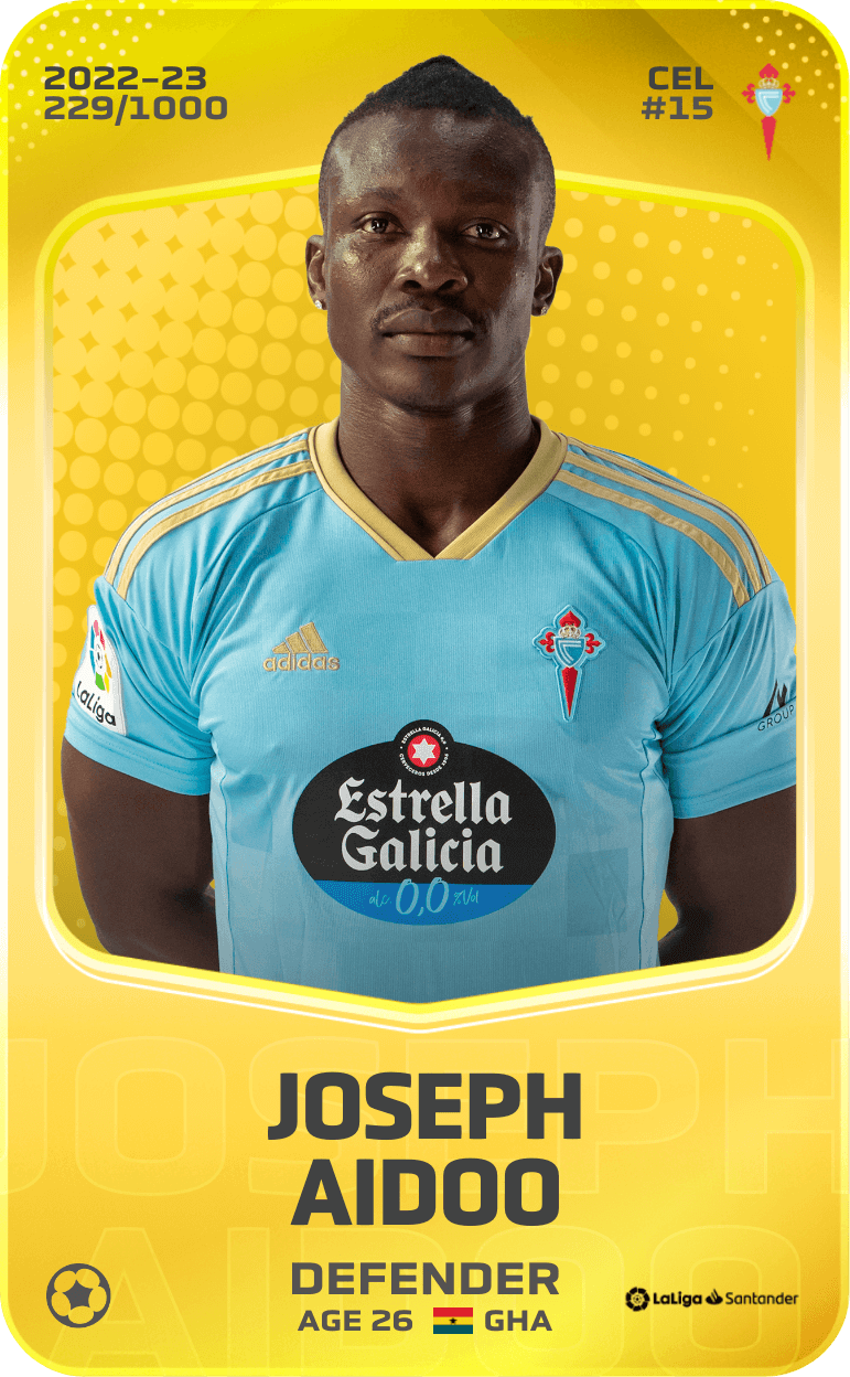 Joseph Aidoo 2022-23 • Limited 229/1000