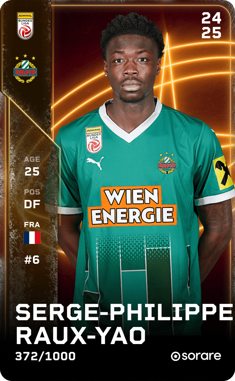 Serge-Philippe Raux-Yao 2024-25 • Limited 372/1000