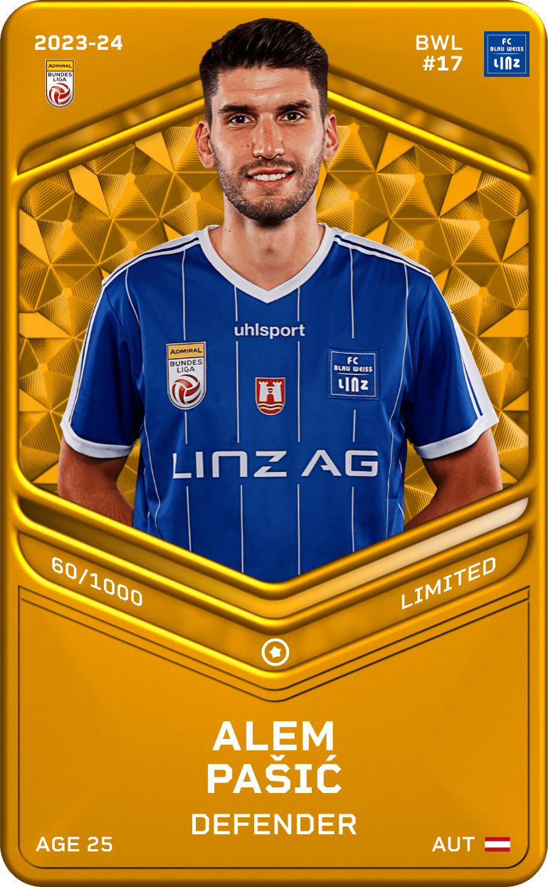 Alem Pašić 2023-24 • Limited 60/1000