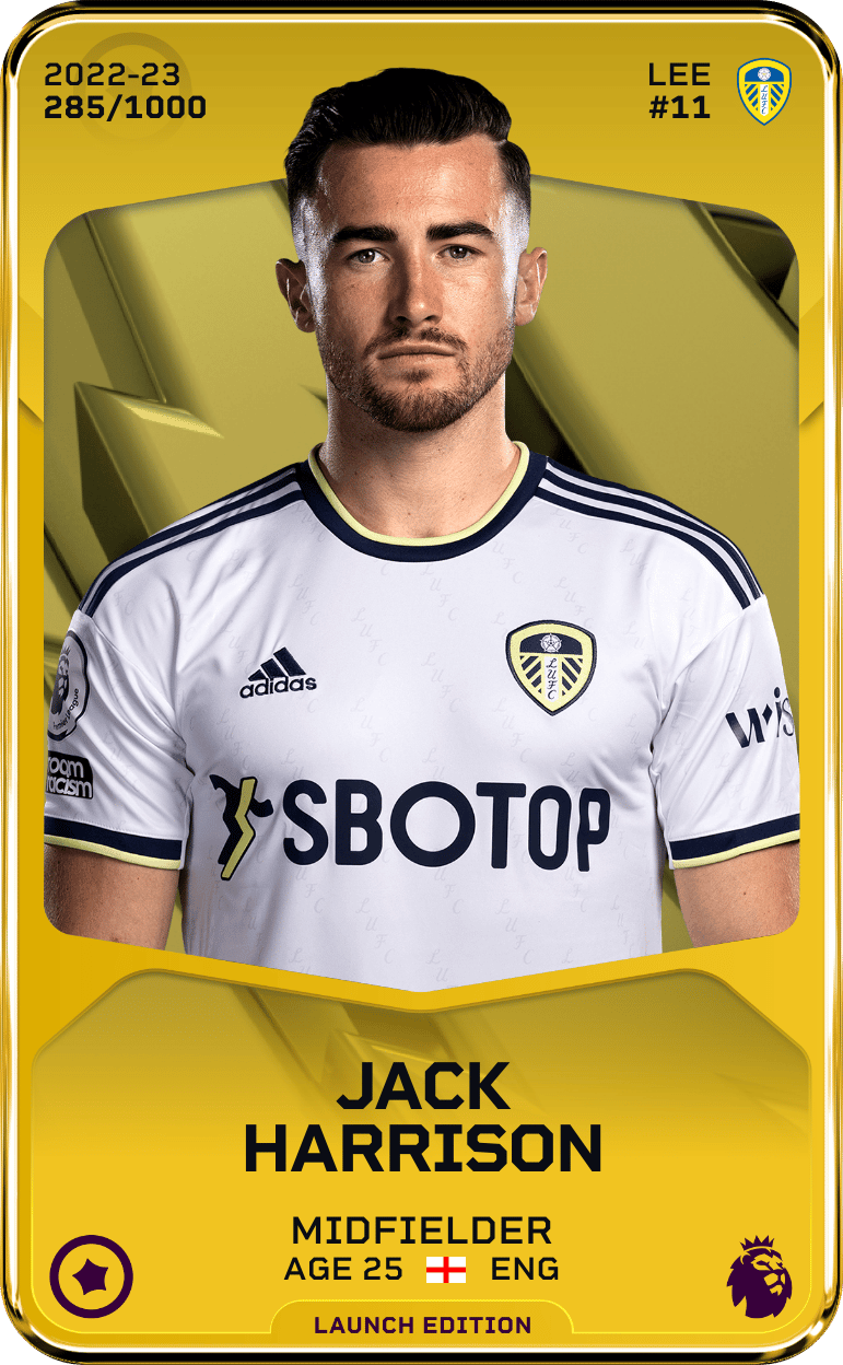 Jack Harrison 2022-23 • Limited 285/1000