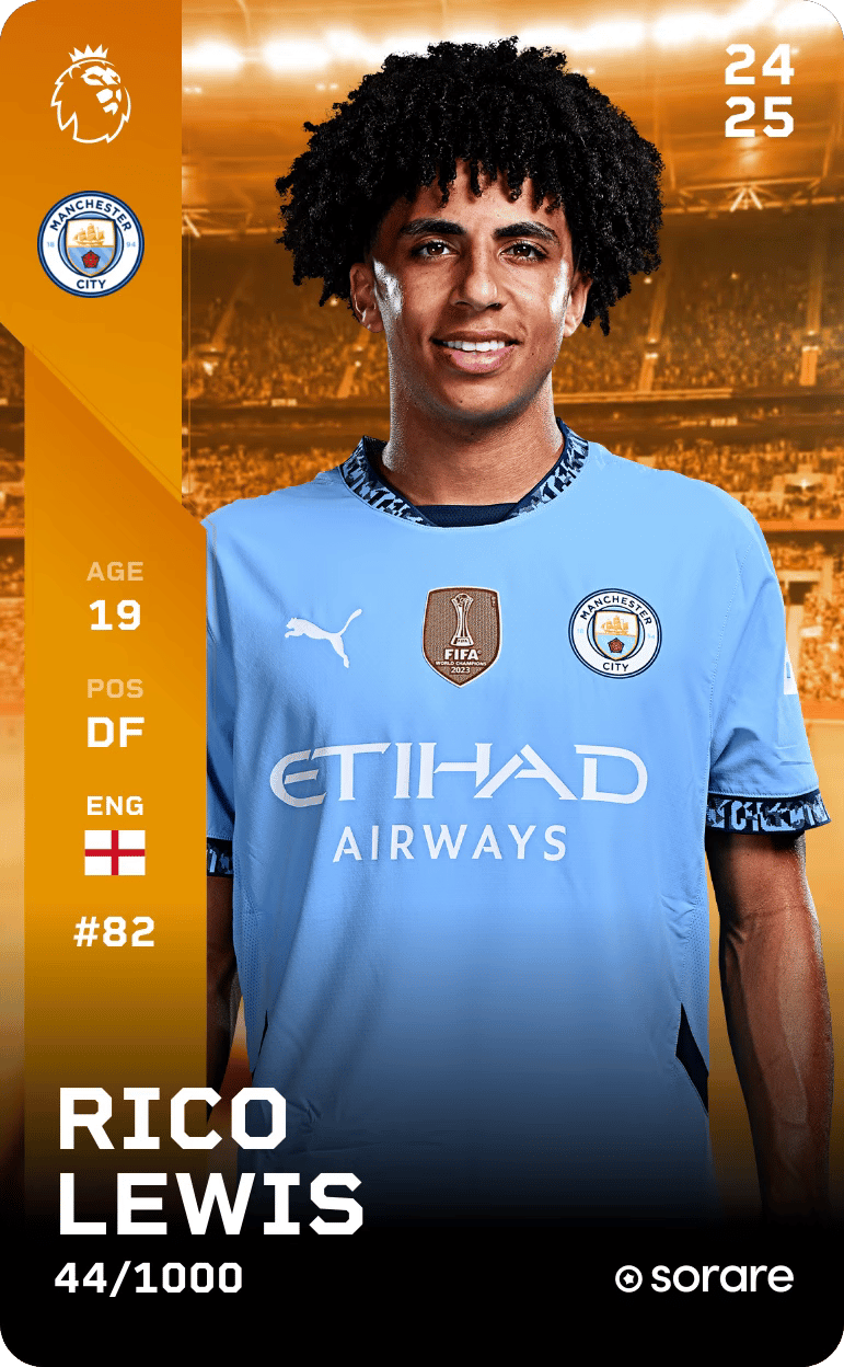 Rico Lewis 2024-25 • Limited 44/1000