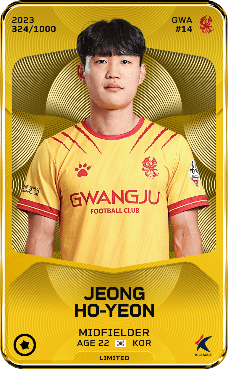 Jeong Ho-Yeon 2023-24 • Limited 324/1000