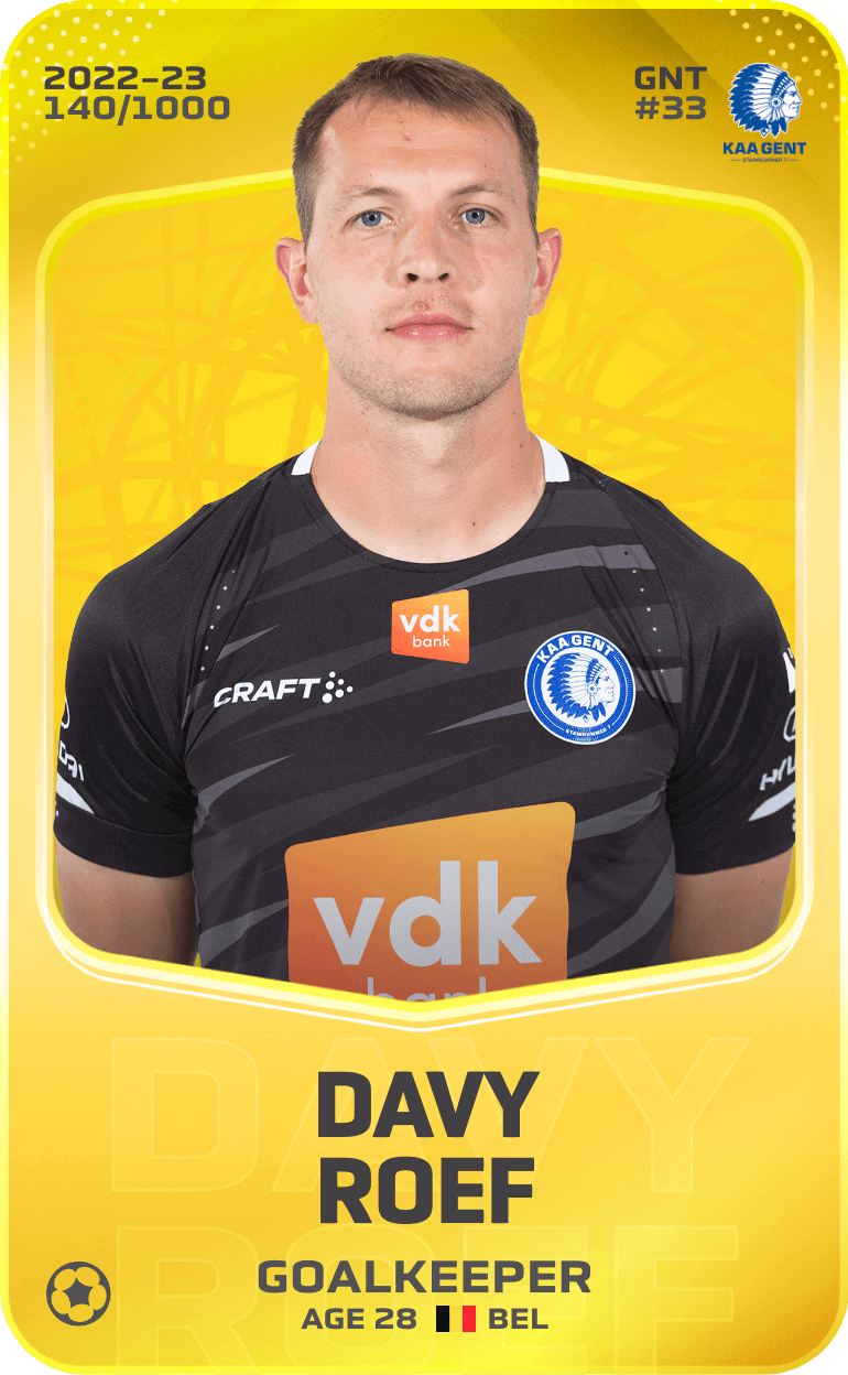 Davy Roef 2022-23 • Limited 140/1000