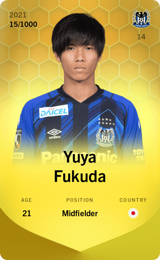 Yuya Fukuda 2021-22 • Limited 15/1000
