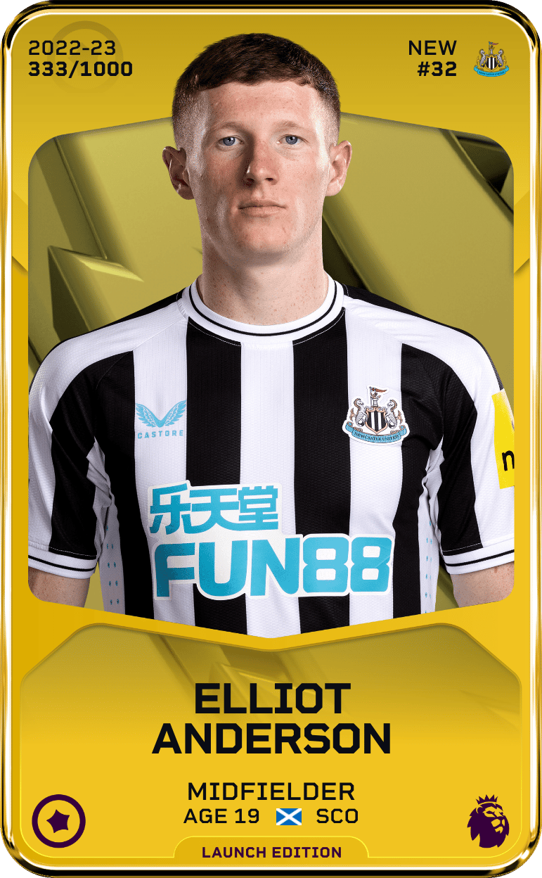 Elliot Anderson 2022-23 • Limited 333/1000