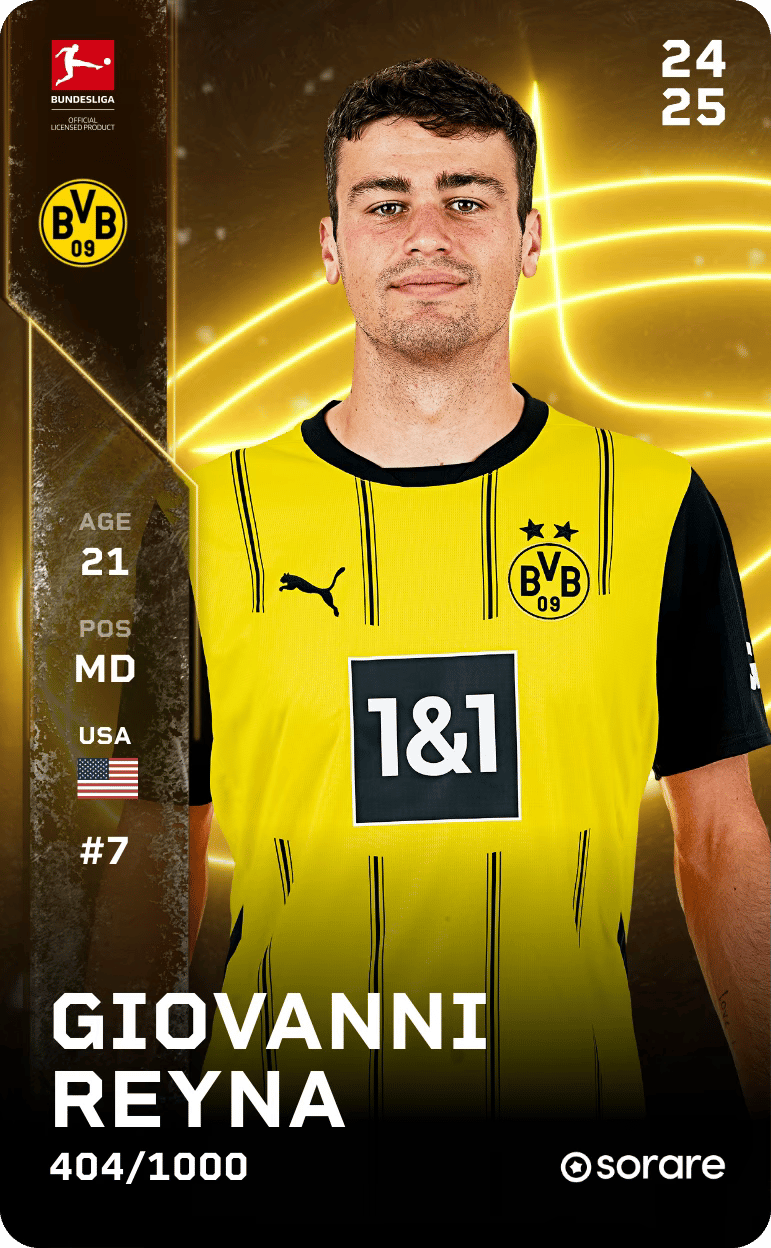 Giovanni Reyna 2024-25 • Limited 404/1000