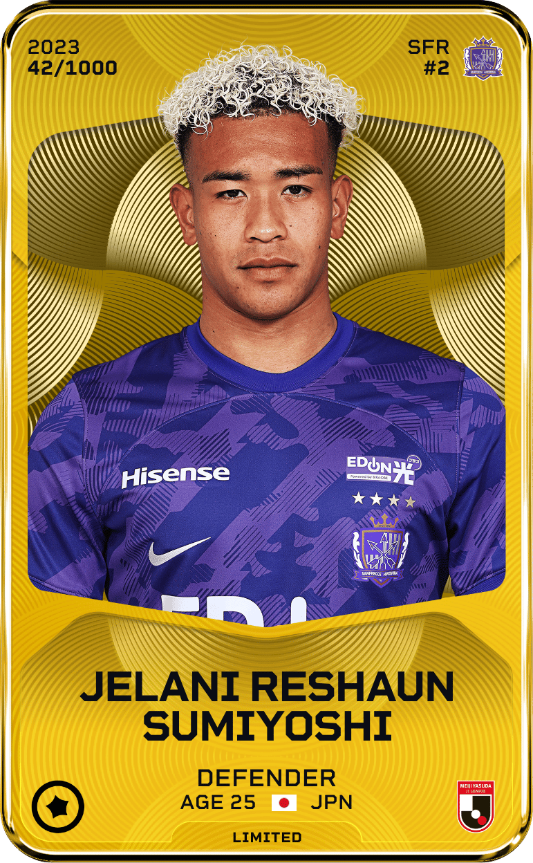 Jelani Reshaun Sumiyoshi 2023-24 • Limited 42/1000