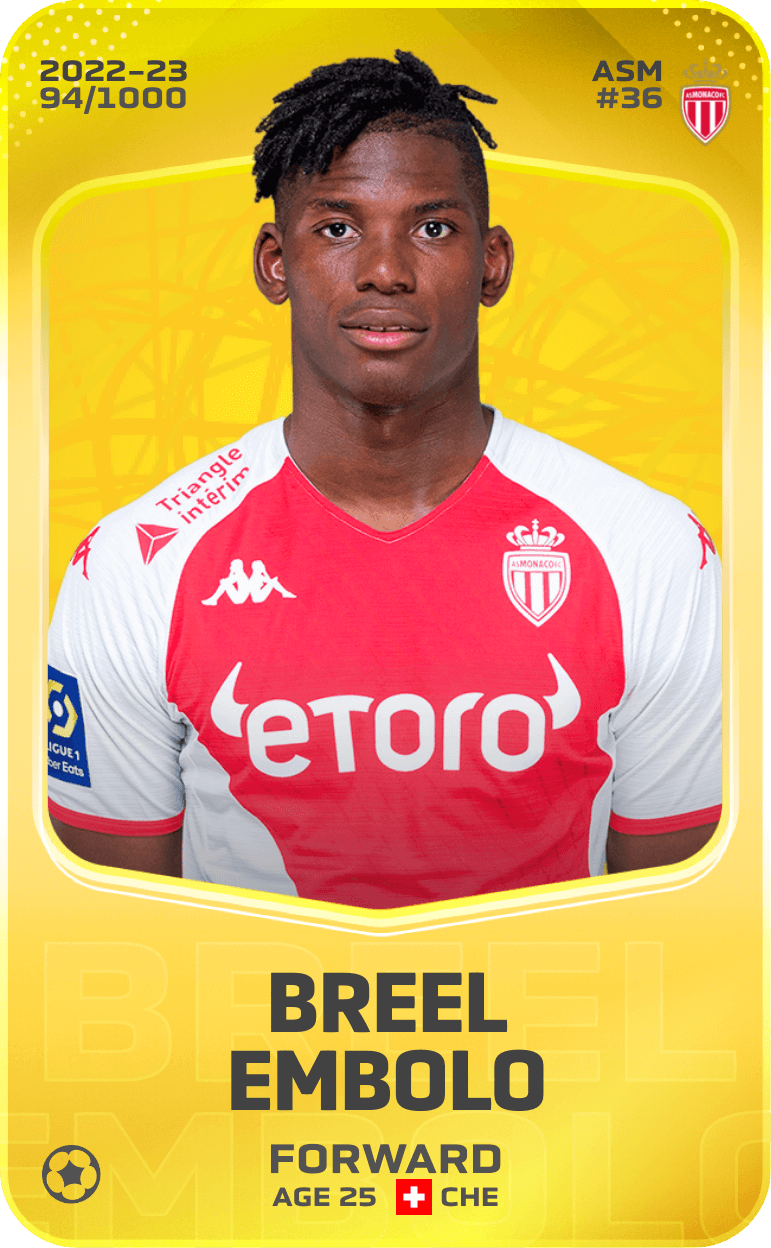 Breel Embolo 2022-23 • Limited 94/1000