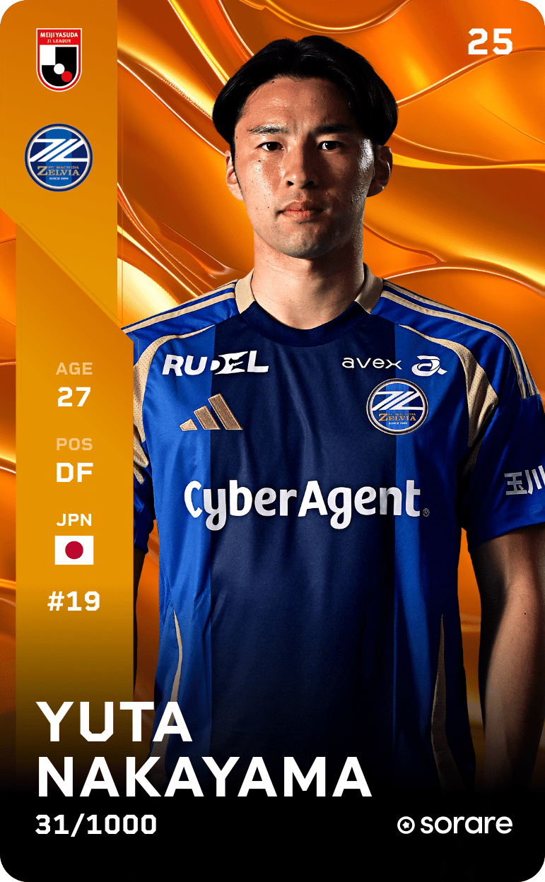Yuta Nakayama 2025-26 • Limited 31/1000