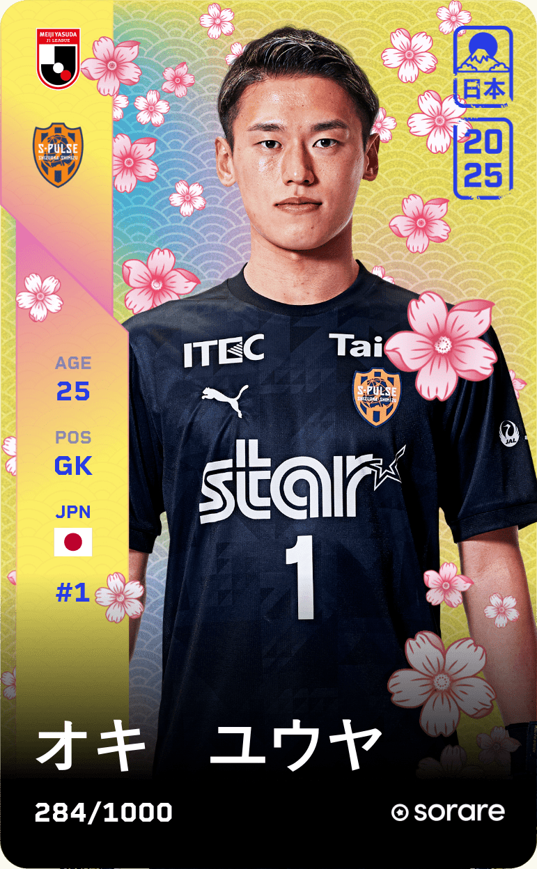 Yuya Oki 2025-26 • Limited 284/1000