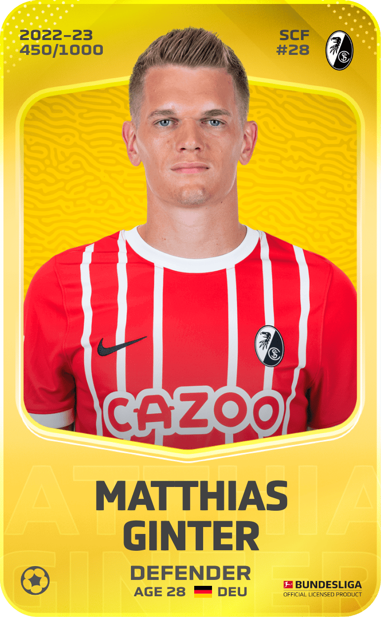 Matthias Ginter 2022-23 • Limited 450/1000
