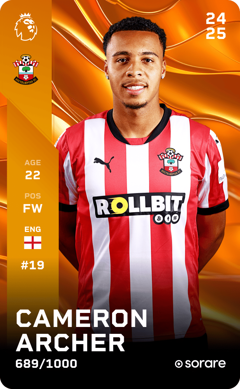 Cameron Archer 2024-25 • Limited 689/1000
