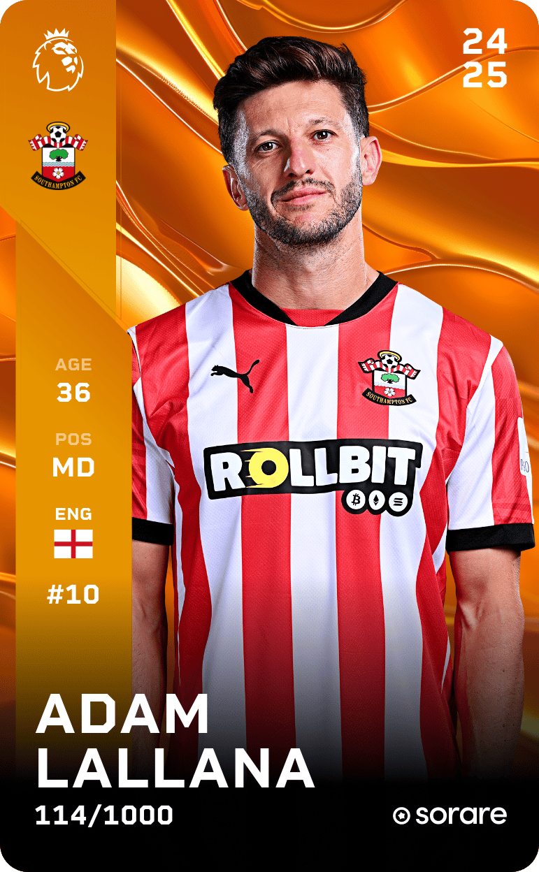 Adam Lallana 2024-25 • Limited 114/1000