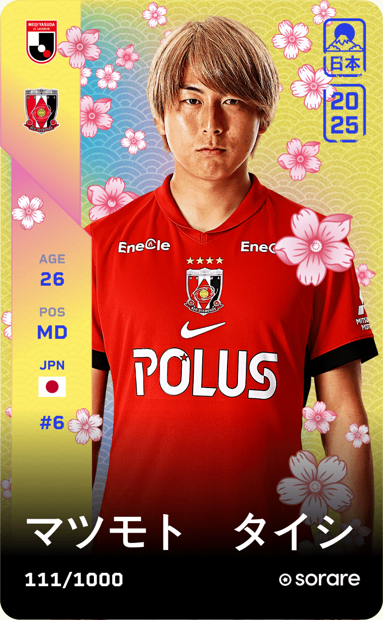 Taishi Matsumoto 2025-26 • Limited 111/1000
