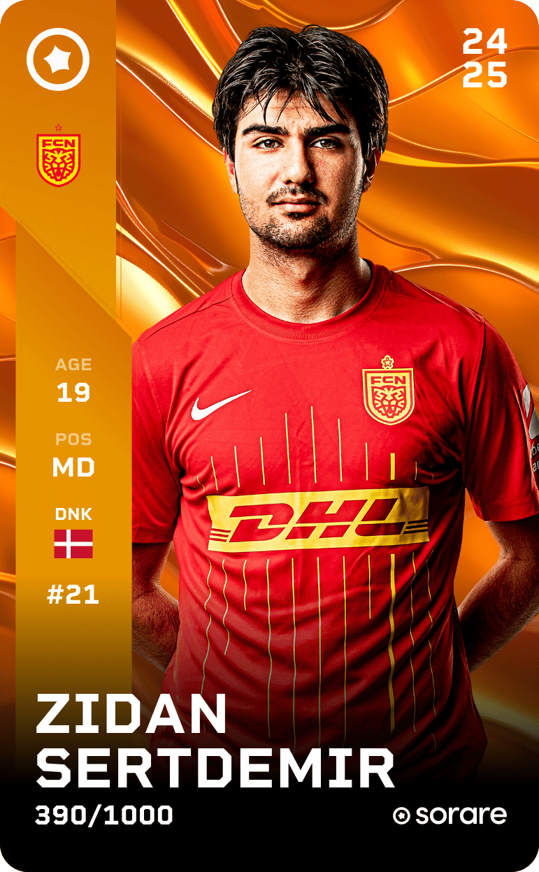 Zidan Sertdemir 2024-25 • Limited 390/1000