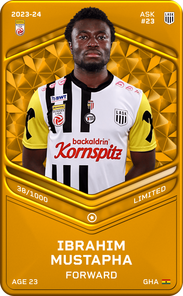 Ibrahim Mustapha 2023-24 • Limited 38/1000